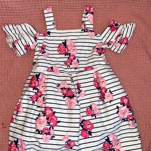 Janie and jack off shoulder sleeves size 3